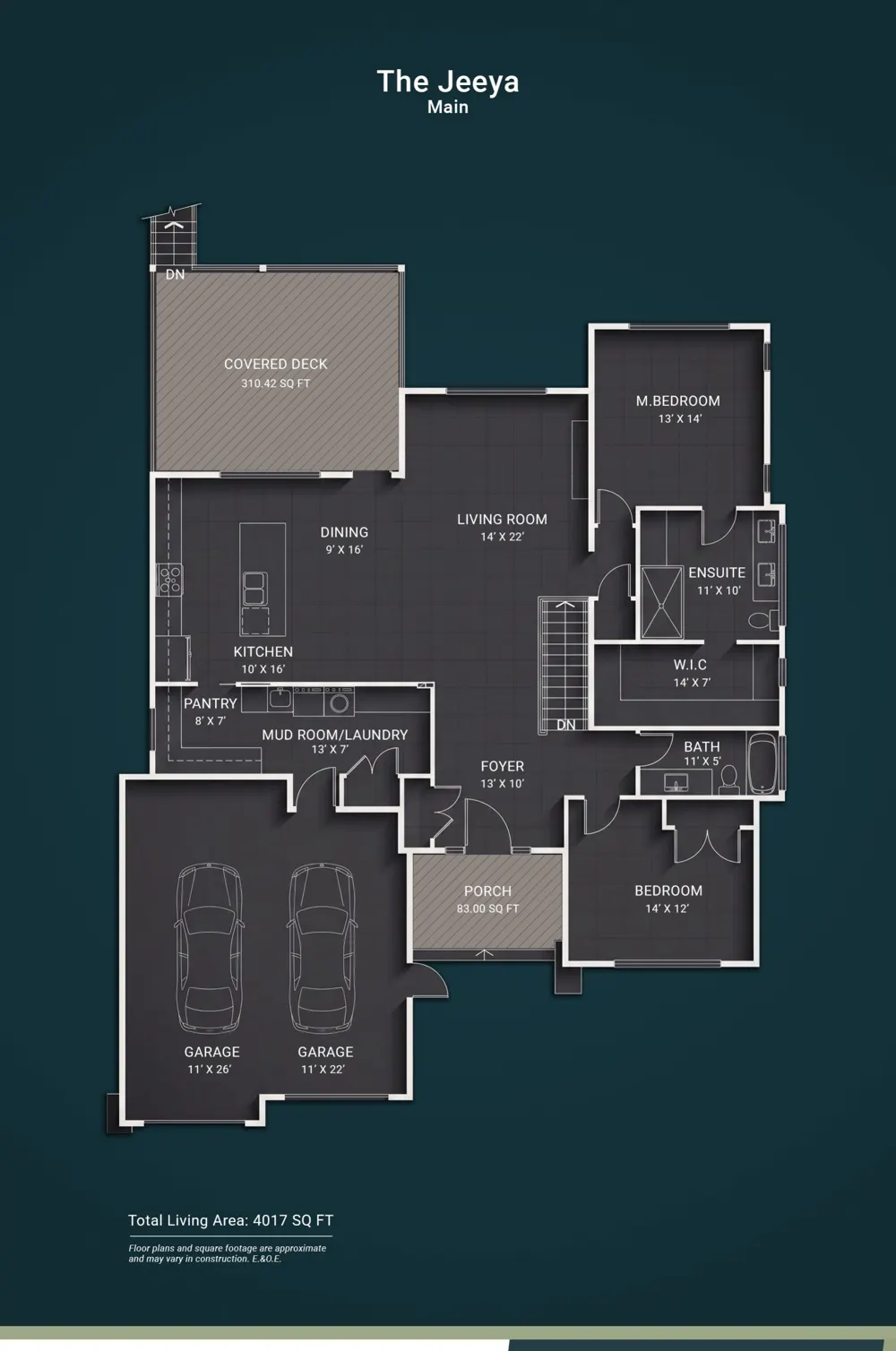 The Jeeya floor plan 1 — Kullar Homes