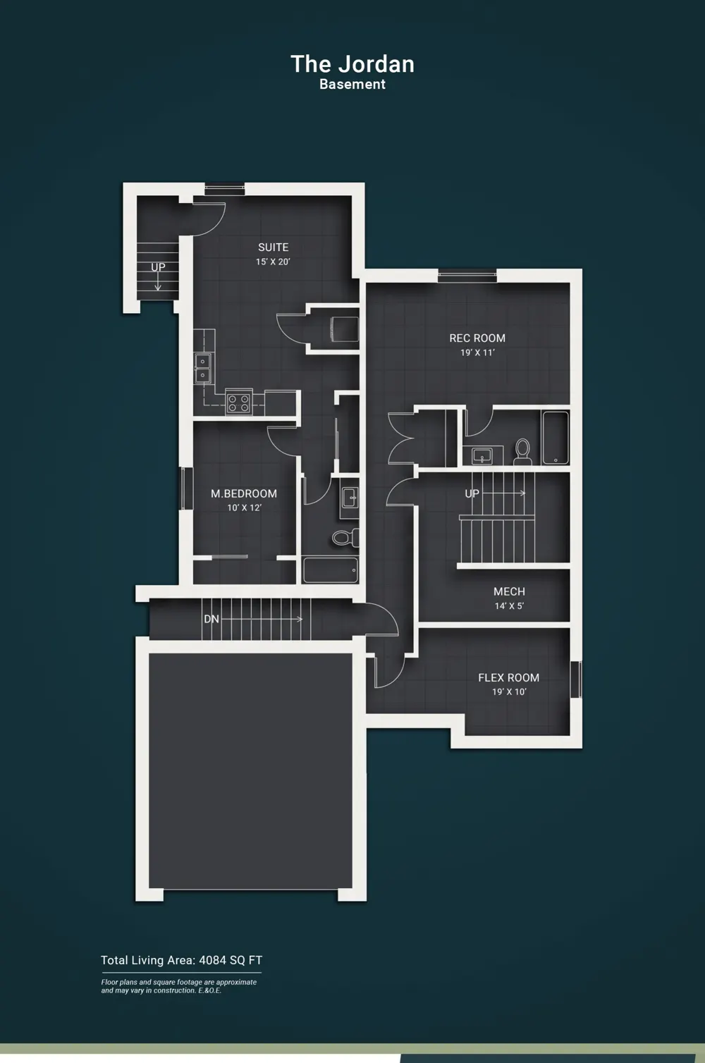 The Jordan floor plan 3 — Kullar Homes